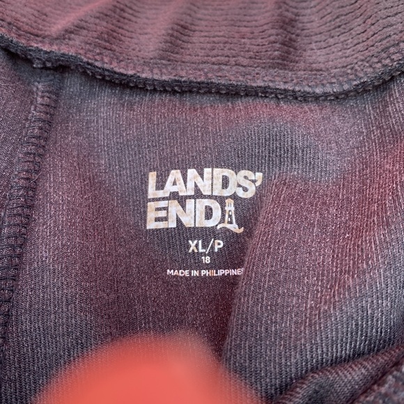 Lands’End Woman’s Petite Sport Knit high rise Corduroy Legging - Picture 2 of 6